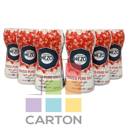 NEZO IODIZED PURE SALT 6*500GM